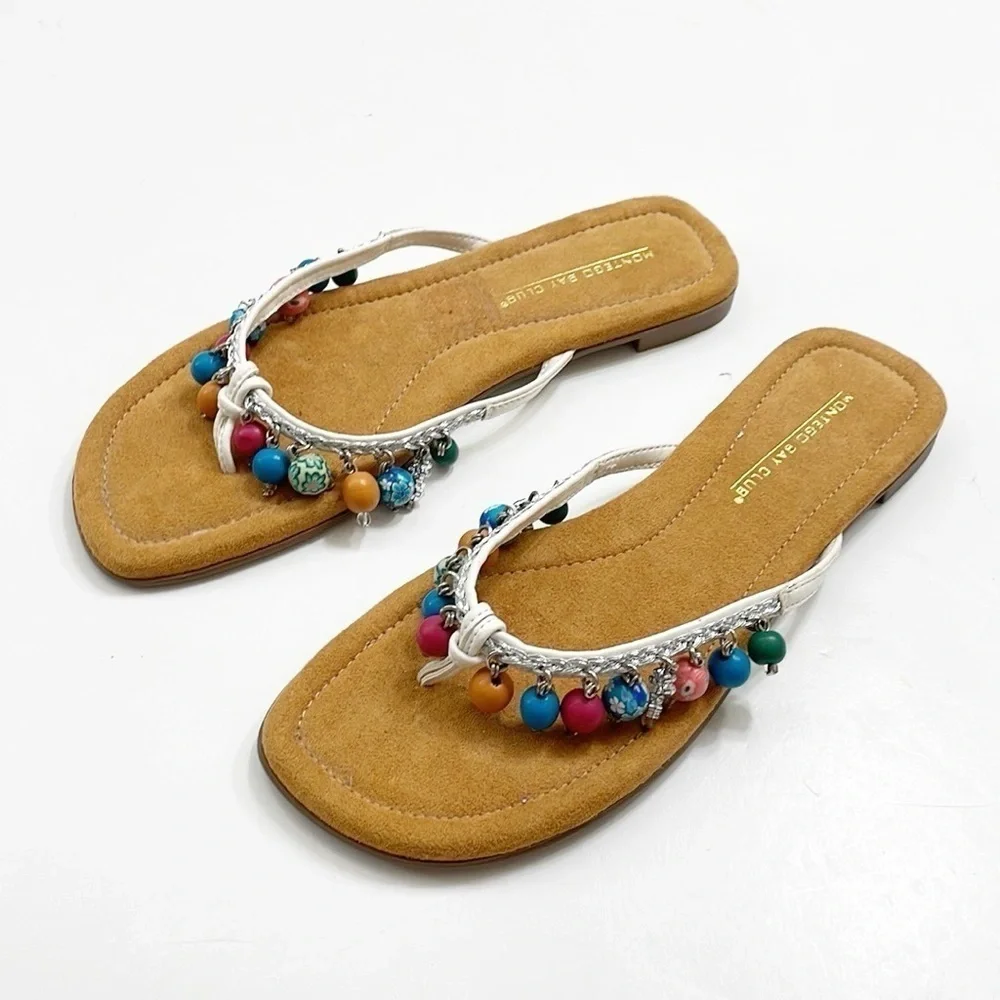 Montego Bay Club beaded sandals